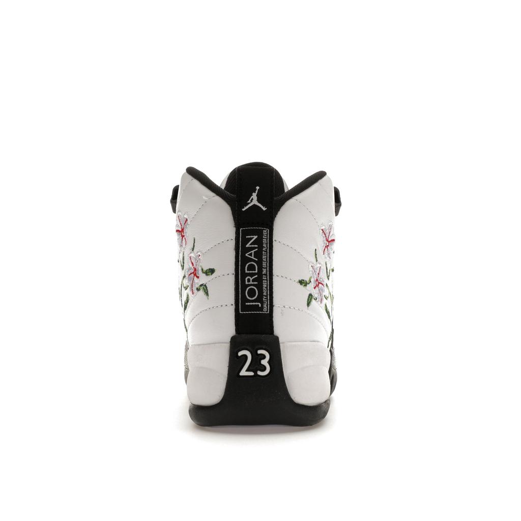 Air Jordan 12 Retro Floral White Vivid Green Grundschuhe DR6956-100