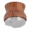Coffee Distributor Stainless Steel Rosewood Coffee Tamper Leveler for Coffee Accessories 53mm   2.1in