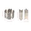 Ultralight Camping Alcohol Stove Rack Wind-proof Plate Stainless Steel Stove Windshield Alcohol Stove Windshield Screen