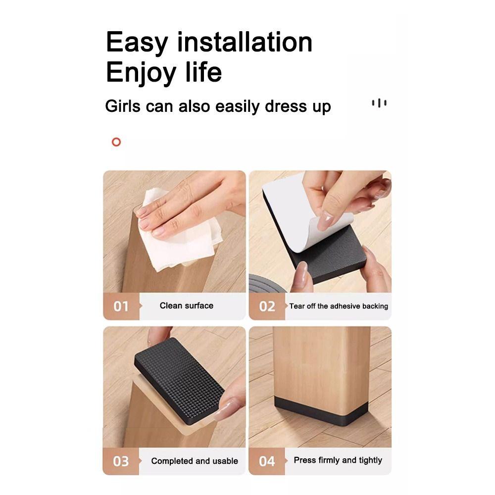 Self Adhesive Furniture Leg Pad Anti-collision Floor Protector  Hardware