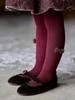 Girls' Velvet-Lined Winter Tights: Warm, Thick, Stylish One-Piece Pants for Autumn/Winter.