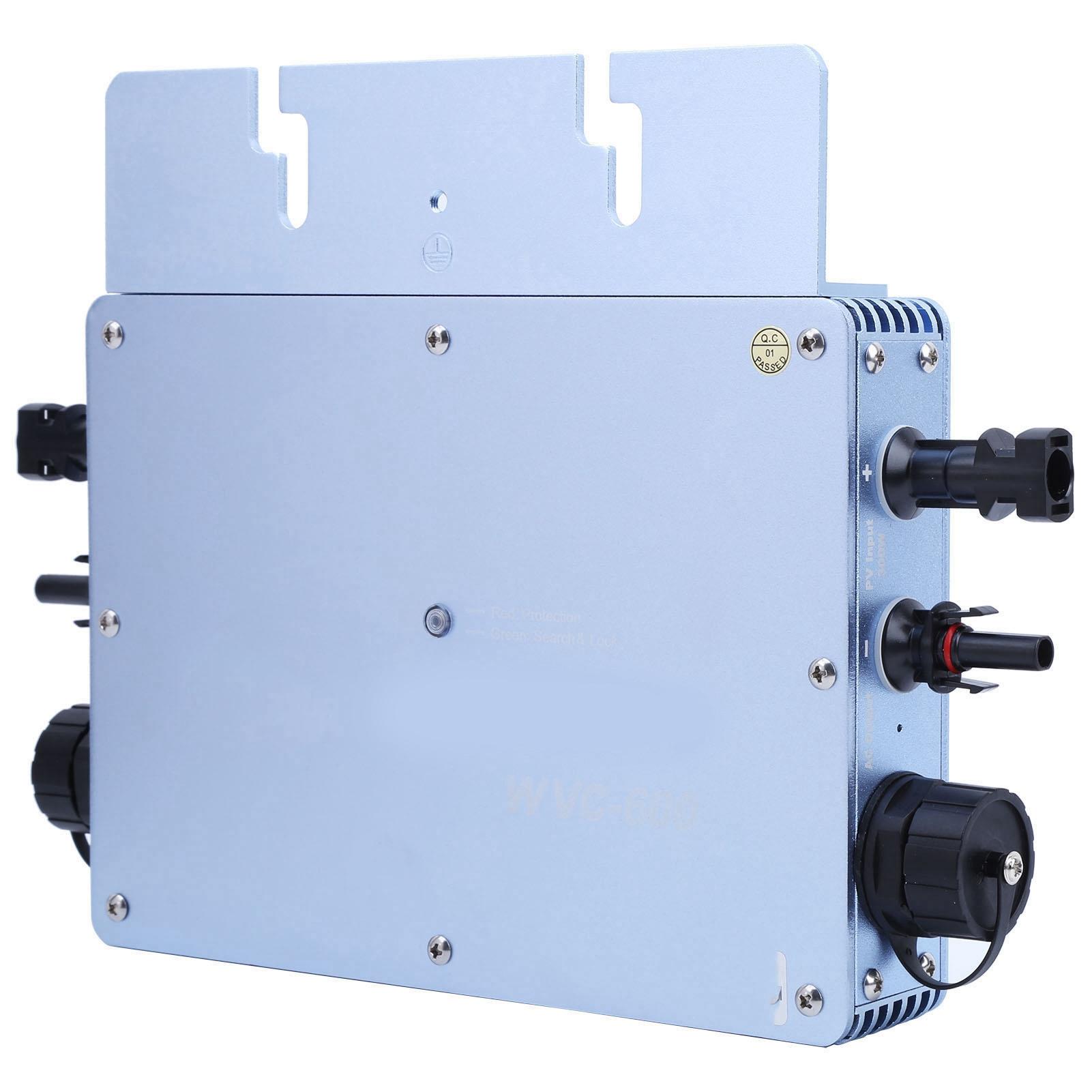 

ВВЦ600 Вт сетевой микроинвертор водонепроницаемый наружный интеллектуальный микроинвертор Blue110V