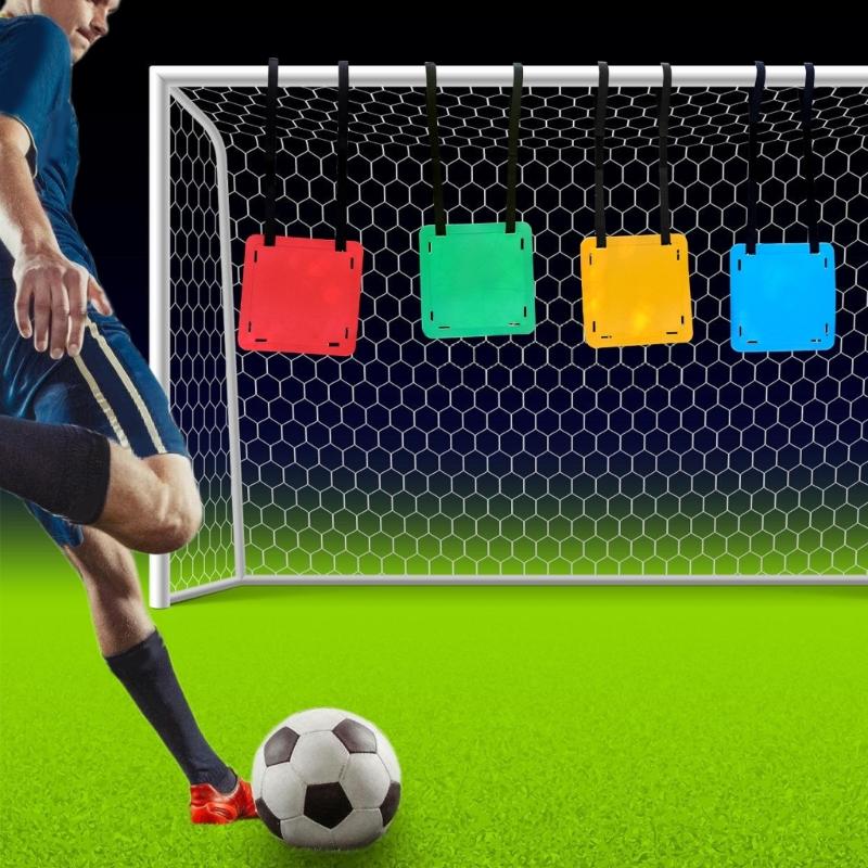 Football Training Targets Discs Football Goal Agility Targets Disc With Strap for Accurate Training