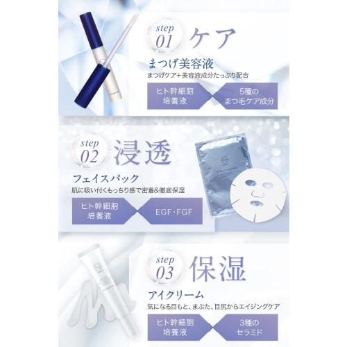 (Nanoa) NANOA Skin Care Gift Set, Human Stem Cells, Much Attracted by Doctors, Moisturizing EGF, Aging Care, Christmas, Ceramide, Additive-Free, Made