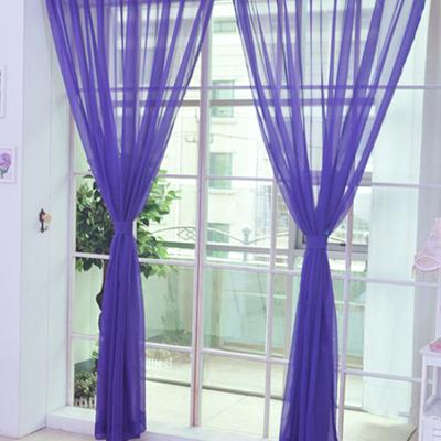 Wedding Party Decor Pure Color Valances Door Window Curtain Drape Panel Sheer