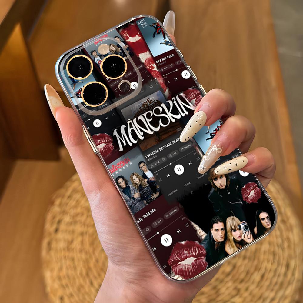 

M-Maneskin Damiano David Phone Case For IPhone 17 16 Pro Max 15 14 13 11 12 Mini Xs X Xr 7 8 Plus Se Transparent Cover iPhone 12