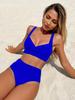 European & American Style 2026 High-Waisted Bikini - Sexy Two-Piece Swimsuit for Women