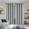 2pcs Modern 100% Blackout Curtain with Coated Lining, Solid Window Curains for Bedroom, Living Room, Dining Room, Home Decor