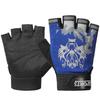 Men's Half Finger Cycling Gloves with Breathable Fabric and Adjustable Wrist Strap for Fitness and Outdoor Sports Protection and Grip Enhancement