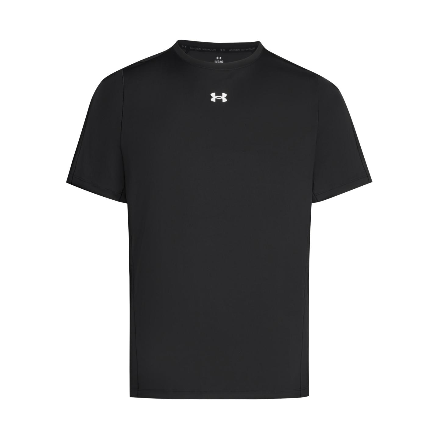

Under Armour Ef Cool Mesh Training Breathable Casual Fashion Solid Color Short Sleeve T-Shirt Men Tops Black 6014365-001 S