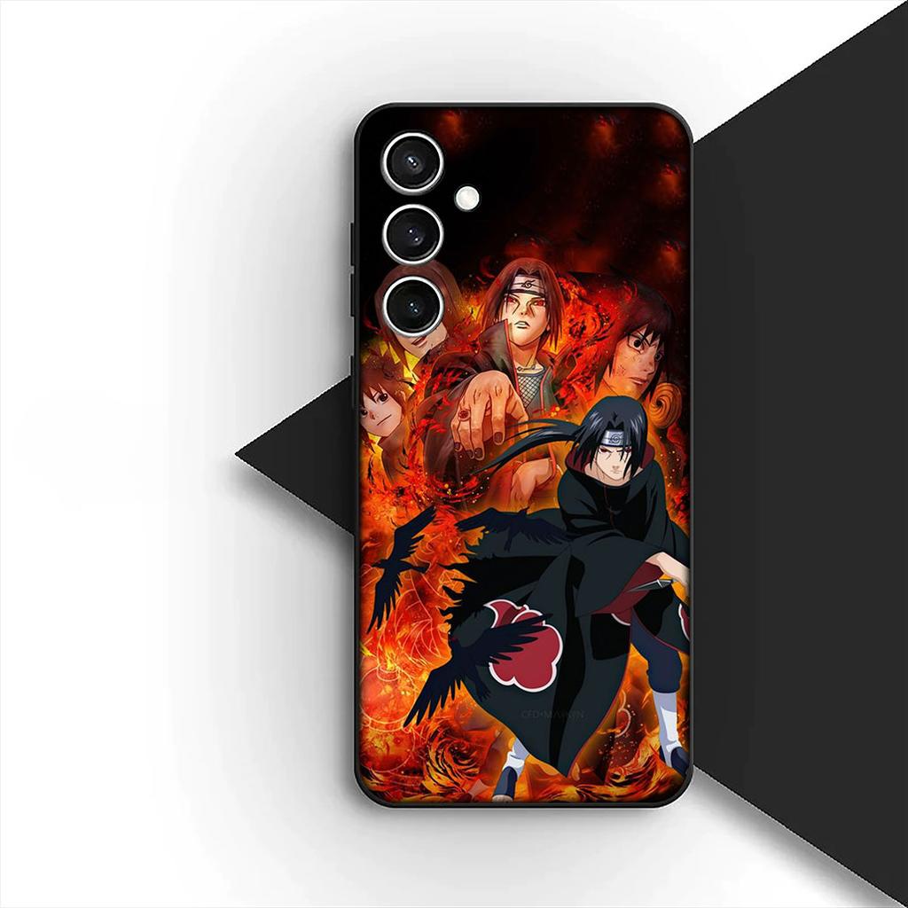Narutos Akatsuki Itachi Uchiha Silicone Cover for Apple iPhone 17 Pro XS Max Air XR 6 Plus X 5 + SE 2022 SE2 6+ Coque Phone Case
