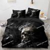 New Distressed Bedding Set Single Twin Full Queen King Size Bed Set Aldult Kid Bedroom Duvet cover Sets Skeleton Bed Sheet Set
