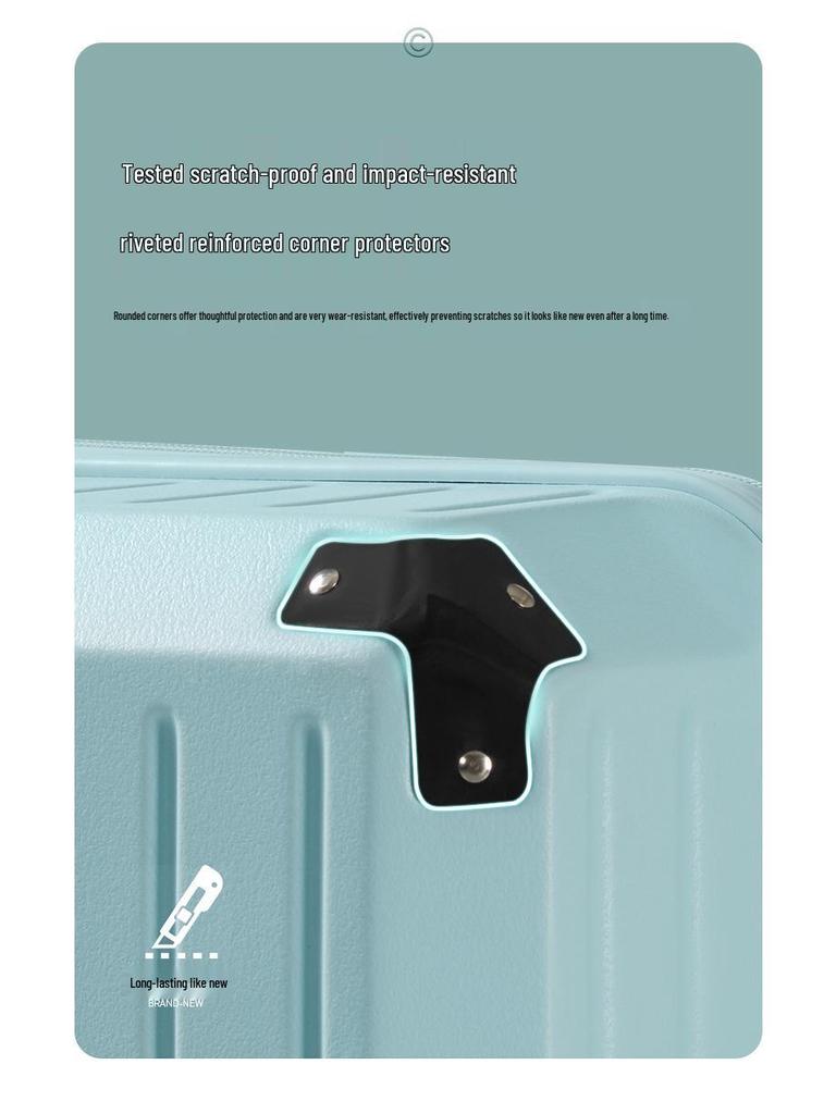 Durable Multifunctional Luggage with Cup Holder, Combination Lock, Rechargeable Features, and Large Capacity for Men and Women