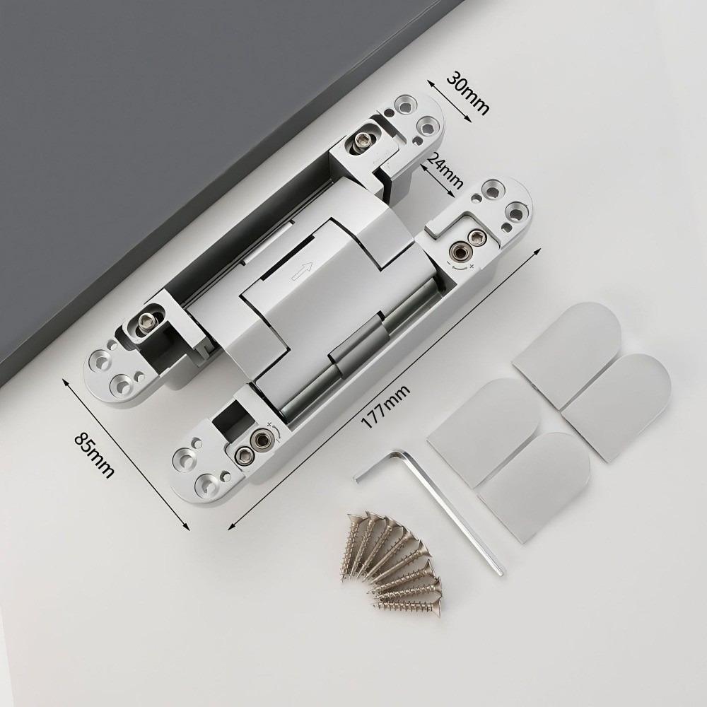 Invisible Mounting Invisible Door Hinge Folding Concealed Hinge Soft Closing Hinge  Outside Opening