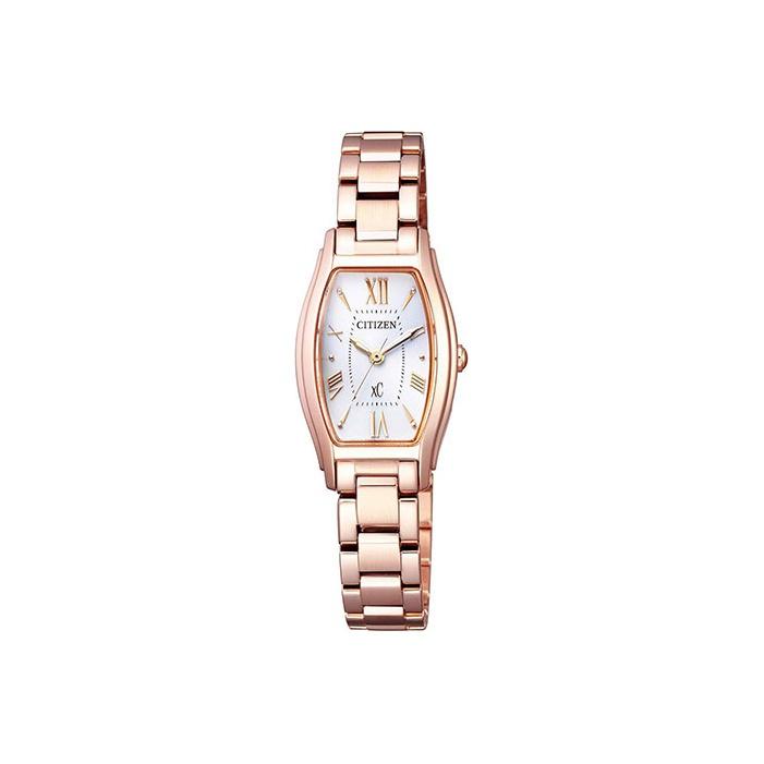 CITIZEN XC 50m Water Resistant Solar Quartz Movement Stainless Steel Strap Watch 19.5mm EW5543-54A White Dial