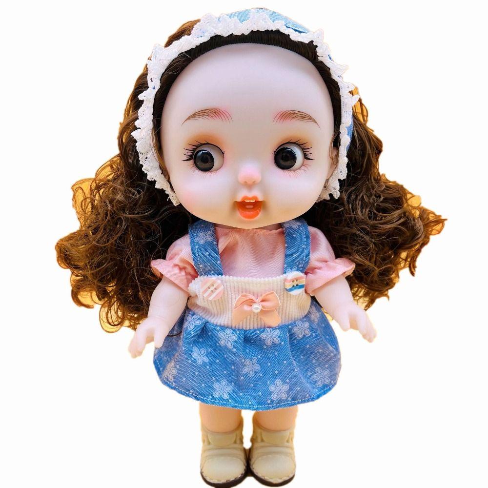 Girl's Toy Gift 28cm Doll Clothes Doll Accessories Doll Rompers Set  Sweet Girl