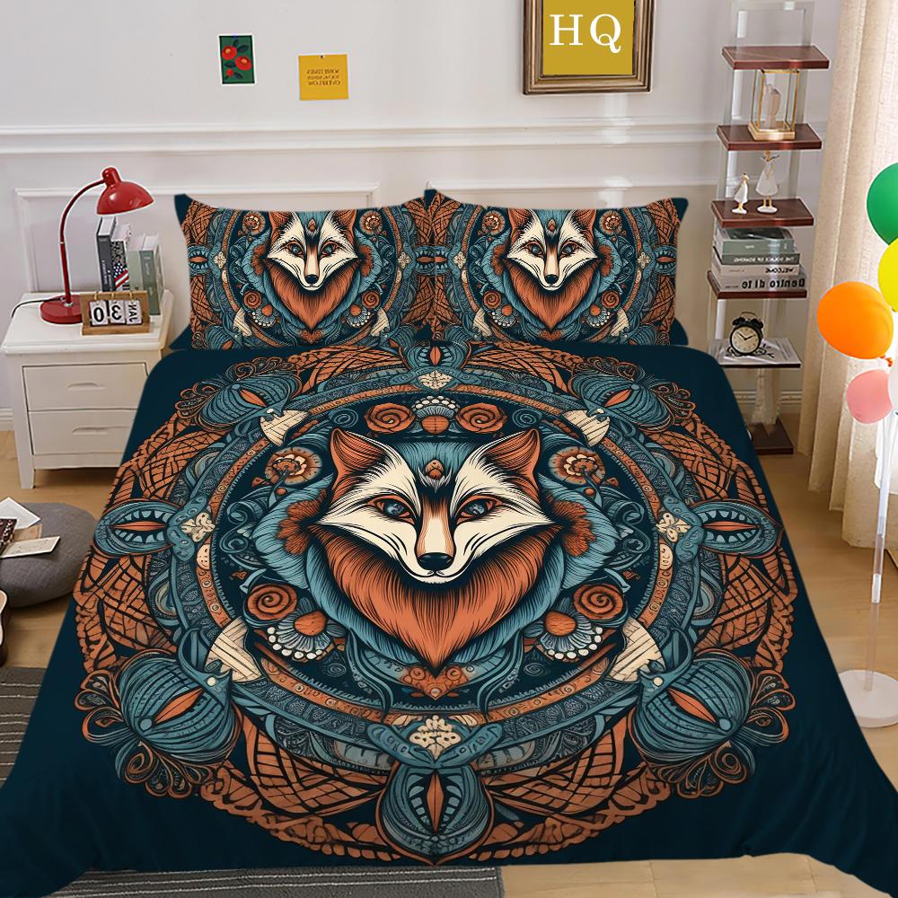 Set de lenjerie de pat cu imprimare 3D Datura Husă Cuverturi de pat din poliester Cuvertură de pat de lux pentru fete lenjerie de pat moale pentru acasă