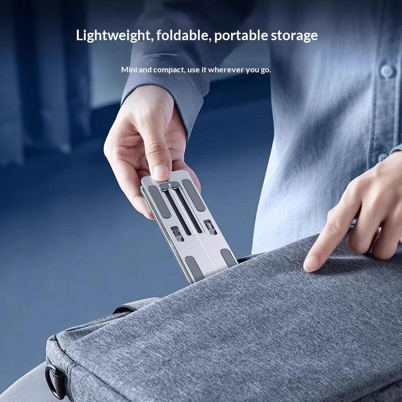 Laptop Stand Metal Material Foldable Portable Laptop Heighten Laptop Holder Bracket Notebook Stand