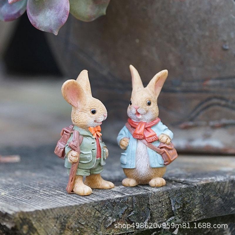 Neue Produkte Garten Igel Kaninchen Niedlichen Tier Sukkulenten Blumentopf Dekoration Harz Handwerk Balkon Blumentopf Dekoration Hause