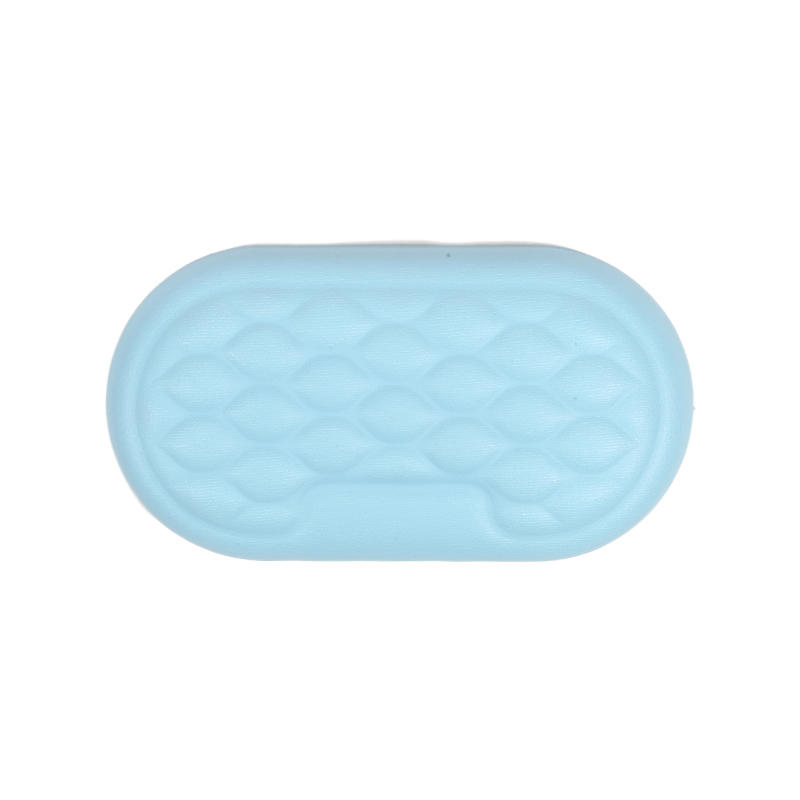 

Поддержка запястья Креативная подставка под запястье для клавиатуры Водонепроницаемая Однотонная Подушка для рук Напульсник Поддержка руки и запястья синий