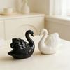 Swan Toilet Bolt Covers Decorative Ceramic Toilet Bolt Caps Funny Toilet Screw Cover Cap for Bathroom Accessories