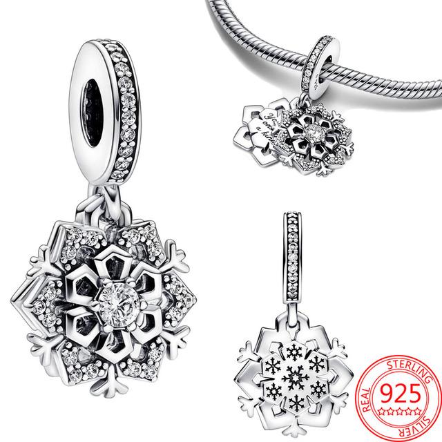 Weihnachten Rotes Rentier Murano Baumeln 925 Sterling Silber Charms passen Original 925 Perlen Armband Anhänger für Frauen Schmuck Geschenk