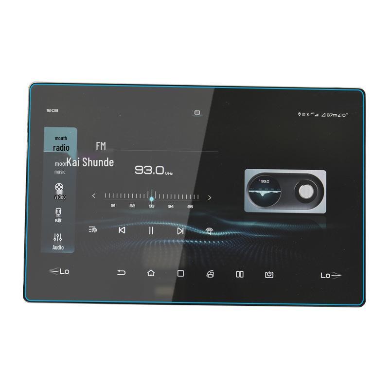 Compatible with 25 BYD Qin L Models: Navigation Tempered Film and Center Console Screen PRO Protective Film for Car Modification