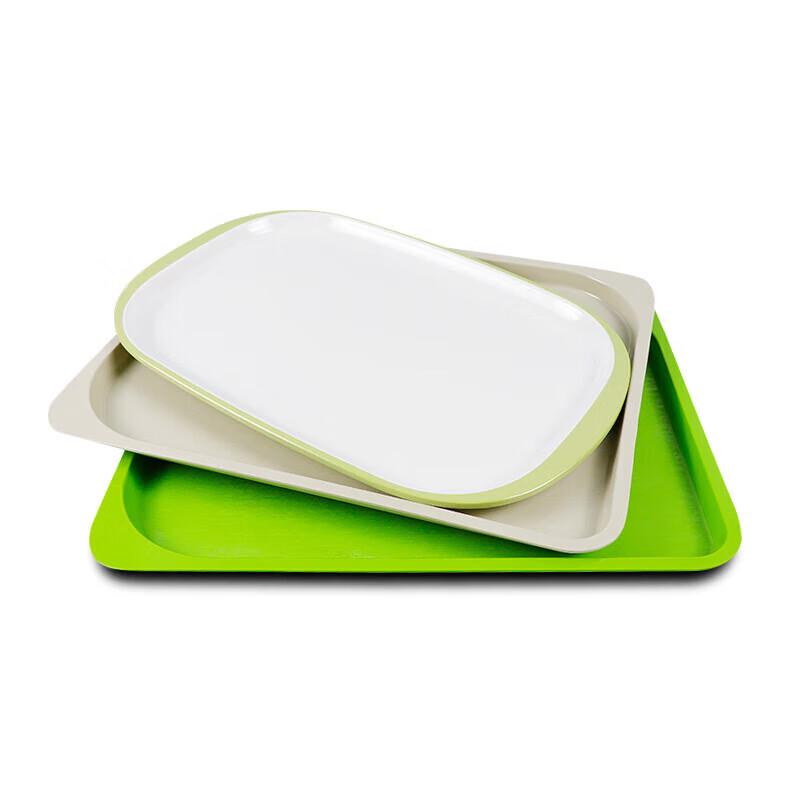 Melamin geteilter Fast-Food-Tablett