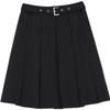 Betu Women's Belted A-line Pleated Skirt