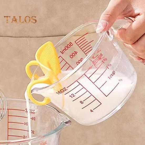 Taza medidora de vidrio con asa y pico en forma de V, vaso para chupitos, jarras para espresso, escala transparente, jarras medidoras de onzas, taza mezcladora para bar, fiesta, vino, leche