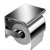 Stainless Steel Wall-Mounted Tissue Holder with Shelf