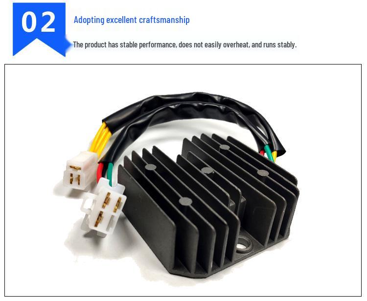 Rectifier for KYMCO People 250, compatible with models 31600-SZ1-900 and 31600-KAM1-009.