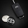 14MM Remote Car Key Stickers Emblem Accessories For Toyota Yaris Corolla Avensis Aygo Vitz Vios Yaris Mark-X Mirai