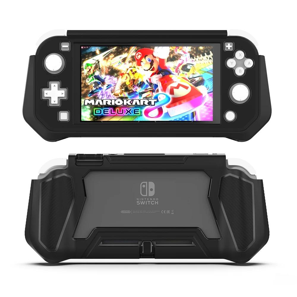 Protective Case, Full Protection Cover, TPU Shock-Absorption and Anti-Scratch for Switch Lite Skin with Bult-in Screen Protector & Thumb Grip Caps
