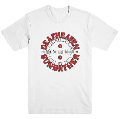 T-shirt a maniche corte bianca della band Deafheaven, S-4XL