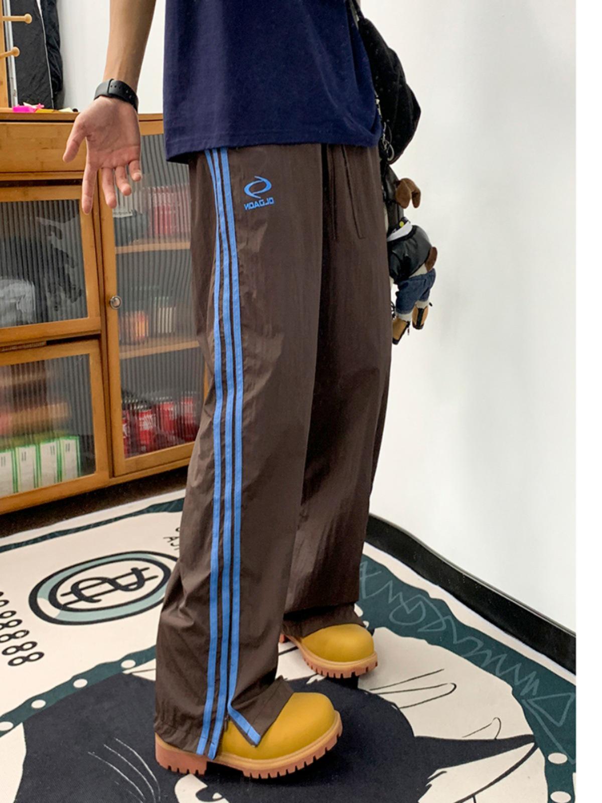 

Унисекс Брюки-карго из нейлона с тремя полосками, быстросохнущие, для летнего хайкинга L темно-коричневого