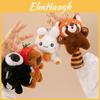 Waschbär Plüschtier Schlüsselanhänger Zum Verschenken Für Kinder Charaktere Enthalten)**