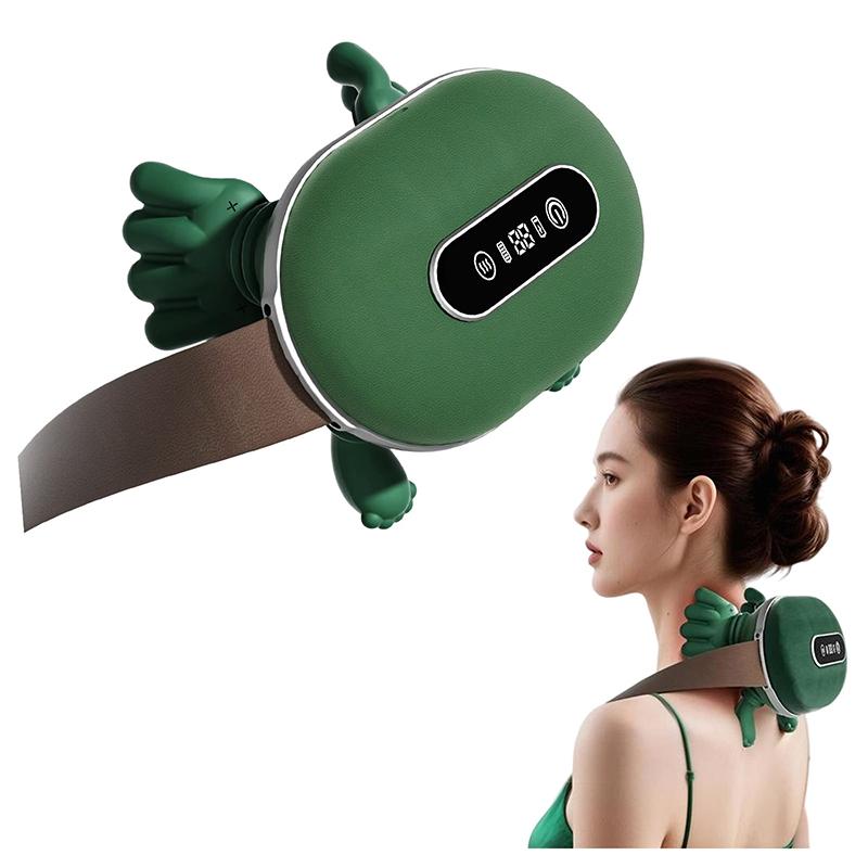 

Массажер для шеи с имитацией реальных рук, беспроводной портативный массажер для шеи и спины, 4D разминающий массаж для облегчения боли