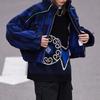 Li Ning 21FW Wu Chuang Wu Yi Fleece Stand Collar Sports Zip Short Sleeve Jacket Women Jackets Blue AFDR808-2