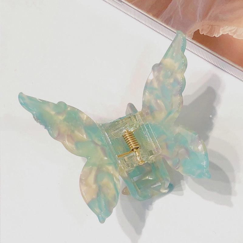 

Французская милая корейская шпилька-бабочка - зажим для волос «Акула» из акрила и ацетата для хвостиков null мятный зеленый