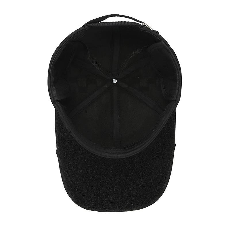 Hat Middle-Aged Men'S Warm Ear Protection Cap Season Outdoor Travel Middle-Aged And Elderly Thickened Cotton Hat Baseball Cap