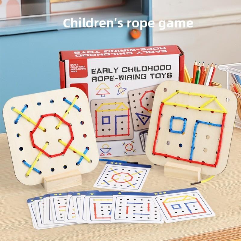 Wooden Wiring Board Toys Toy For Early Childhood Development And Handeye Coordination