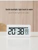 Silent LCD Desktop Alarm Clock with Temperature & Humidity Display
