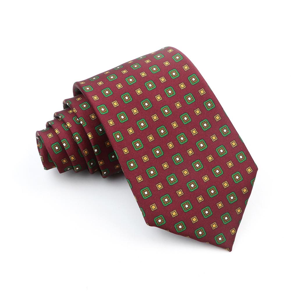 Supermjuka bohemiska sidenpolyesterslipsar för män Nyhet Design Bröllopskontor Företag Gravata tryckt slipspresent