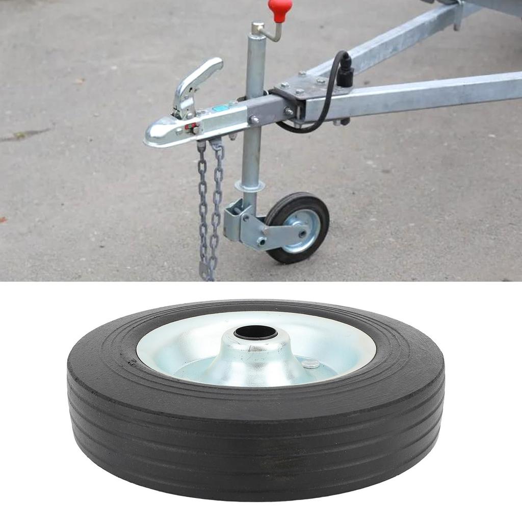 8" Replacement Trailer Jack Wheels, 1100 Lb Capacity Jack Wheel Casters, Repellent Iron