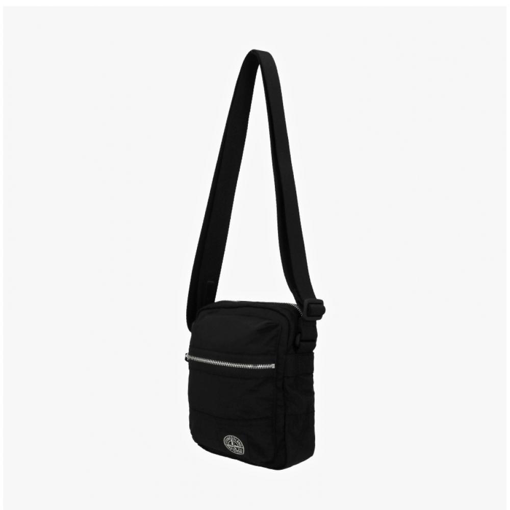 Stone Island Eco Nylon Compass Logo Embroidered Crossbody Bag K2s159200015 S0251 V0029