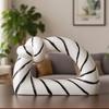 Modern Abstract Striped Ceramic Vase Home Decor for Living Room Wine Cabinet Art Ornament