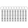 10PCS Metal Dog Training Device Frequency Adjustable Compact Pet Sound Training Tool Portable Smooth Surface