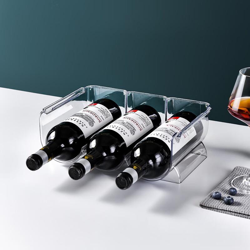 

Transparent PET Stackable Wine Rack
