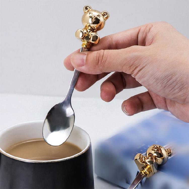 6 PCS Dessert Spoons/Forks Stainless Steel Material Gift for Housewarming Friend
